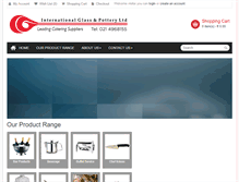 Tablet Screenshot of internationalglass.ie